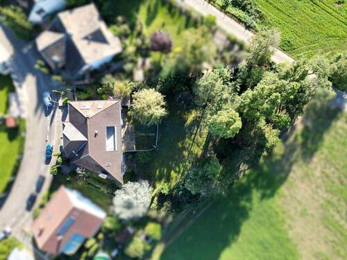 Blick auf das Haus und Grundstück - 9 Zimmer Mehrfamilienhaus, Wohnhaus zum Kaufen in Sankt Leon-Rot