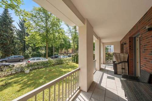 Terrasse mit Garten in Süd-Ausrichtung - 2 Zimmer Etagenwohnung zum Kaufen in Berlin