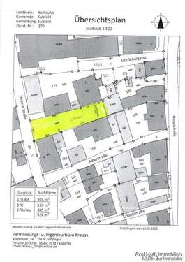 Lageplan - Mehrfamilienhaus, Wohnhaus in Sulzfeld zum Kaufen