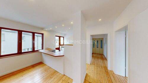 offener Essbereich - 4 Zimmer Etagenwohnung zur Miete in Rostock / Hansaviertel