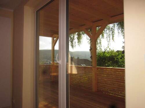 Blick auf Zweitbalkon überd. - 