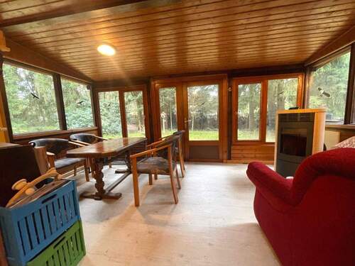 Wintergarten mit Pelletofen - 3 Zimmer Einfamilienhaus in Schneverdingen