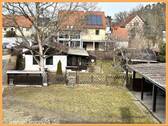 Bild 1 - Baugrundstück + Gartenhaus in TOP-Wohnlage von Nürnberg-Worzeldorf - 2. Reihe zum 'Alten Kanal'**