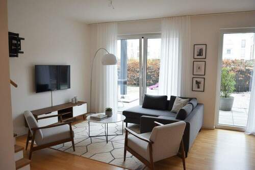 Wohnbereich visualisiert - 3 Zimmer Etagenwohnung in Neu-Isenburg