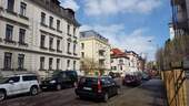 Blick in die Pölitzstraße - 