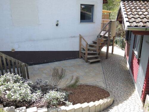 Gartenterrasse - 5 Zimmer Doppelhaushälfte in Bad Brückenau