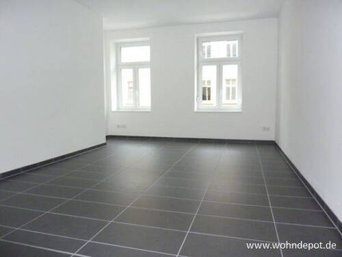 06_offenes Wohnzimmer.JPG - Etagenwohnung mit 64,10 m² in Leipzig zur Miete