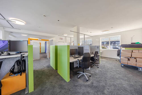 Blick durch die Bürofläche - 