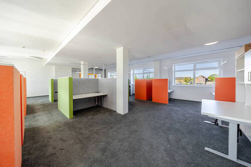 Blick durch die Bürofläche - 