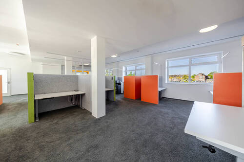 Blick durch die Bürofläche - 