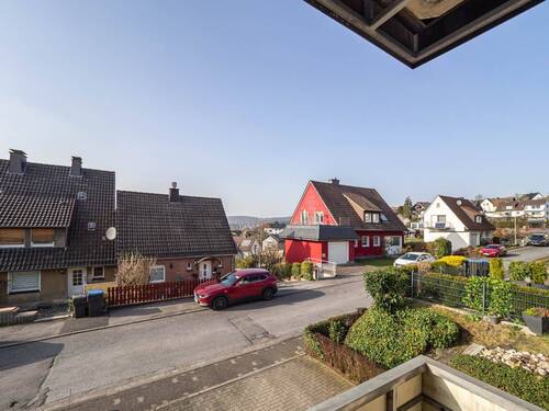 Aussicht Balkon - Etagenwohnung mit 75,10 m&sup2; in Arnsberg zum Kaufen