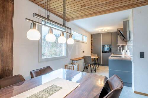 Essbereich und Küche - Etagenwohnung mit 91,60 m² in Esslingen am Neckar zum Kaufen