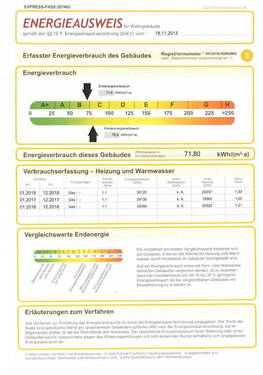 Energieausweis - 