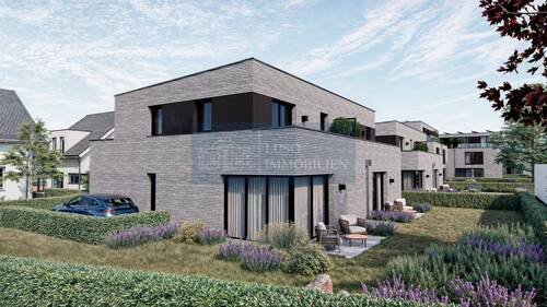 10 - Visualisierung – Außenansicht der Doppelhaushälfte (Beispiel) - 