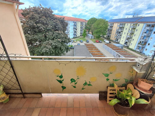 Aussicht vom Balkon - 