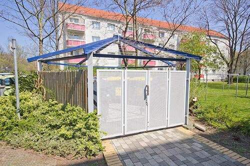 Müllcontainerhaus - 