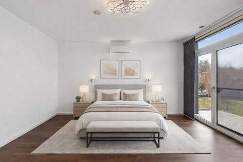 Schlafzimmer Eg möbiliert Direktansicht - 