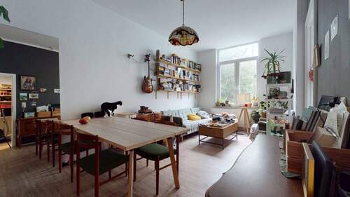 Wohnzimmer -Hochparterre - Mehrfamilienhaus, Wohnhaus mit 252,00 m² in Bremen zum Kaufen