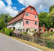 Ländliche Eleganz & Fachwerk-Unikat auf 5.933?m² - Gartenidylle, Waldstück & Wohnstil pur - Erlau Crossen