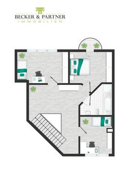 3 Schlafzimmer - 