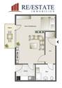1-Zimmer-Wohnung - 