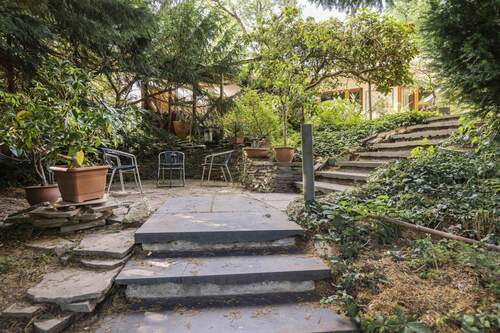 Zugang in den Garten mit Sitzecke! - 