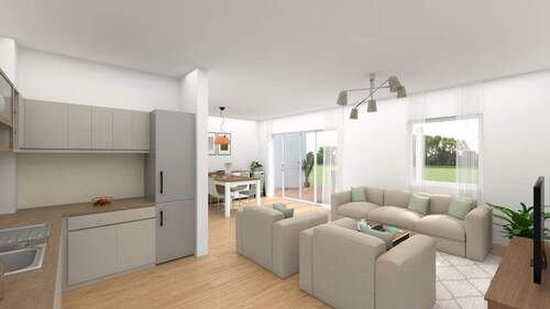 06 Wohnküche (3-D) - 