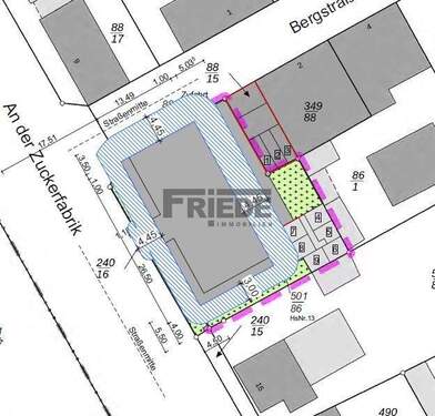 Lageplan - Grundstück in Uelzen