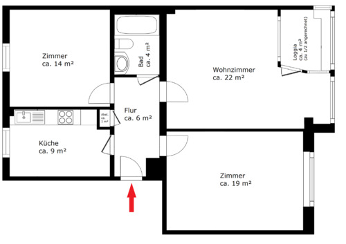 2. Obergeschoss - 