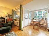 Wohnzimmer - Etagenwohnung mit 77,00 m² in Bremen zum Kaufen