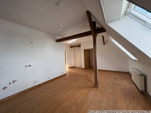 Küchenanschluß großes Zimmer - 2 Zimmer Etagenwohnung in Hamburg