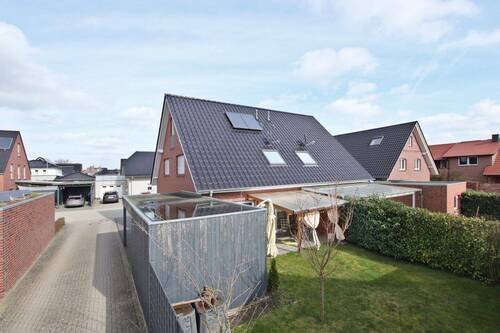 Ansicht Rückseite - 5 Zimmer Doppelhaushälfte in Ochtrup