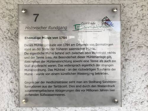 Historie der Alten Mühle - 4 Zimmer Mehrfamilienhaus, Wohnhaus zum Kaufen in Bermatingen