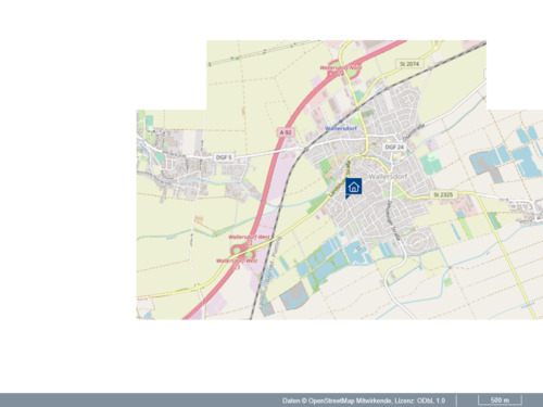 Bild aus Kartenansicht - 5 Zimmer Einfamilienhaus zum Kaufen in Wallersdorf