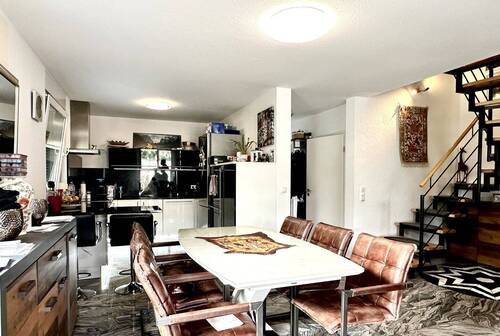 Offene Küche und Essbereich - Doppelhaushälfte mit 102,80 m² in Langenhagen zum Kaufen