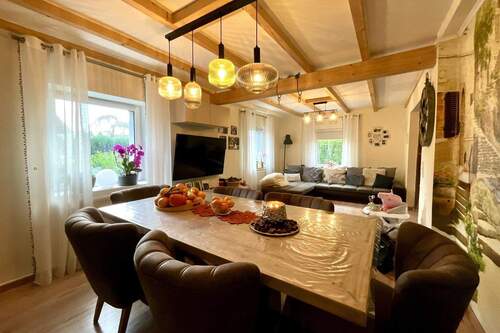 Wohn- und Essbereich - Freistehendes, idyllisches Einfamilienhaus in ruhiger Dorflage von Breckerfeld