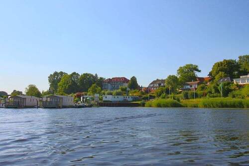 Blick von der Eider auf Stapel - 