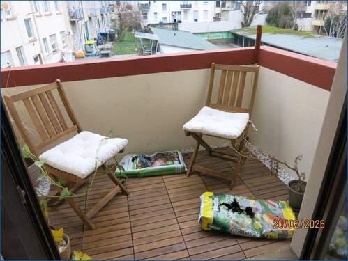 Balkon (Beispiel) - Etagenwohnung mit 56,00 m&sup2; in Mannheim-Neckarstadt zum Kaufen