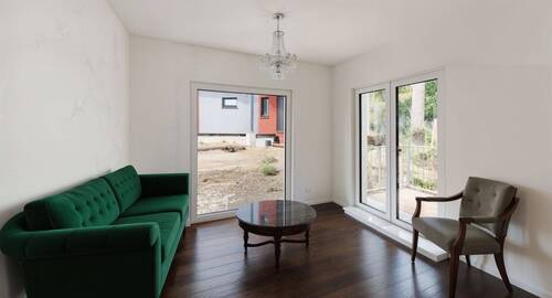Wohnzimmer - Wohnzimmer, Luxus - (KI generiert) - Reihenmittelhaus mit 107,60 m² in Chemnitz zur Miete
