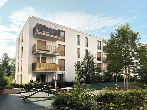 Innenhof - Exklusive Lage direkt am Lech! 3- oder 4-Zimmer-Gartenwohnung mit viel Platz