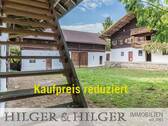 Impression von Innenhof - Schönste Alleinlage: Rottaler 4-Seithof auf ca. 4 ha. - mehrere Wohneinheit. mögl., ideal für Pferde