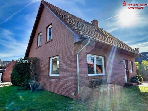 Westansicht - 4 Zimmer Einfamilienhaus zum Kaufen in Bramsche