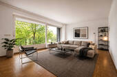Wohnzimmer - Etagenwohnung mit 85,00 m&sup2; in Berlin / Charlottenburg zum Kaufen