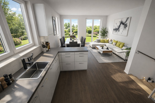 Visualisierung Wohn-/Essbereich - 