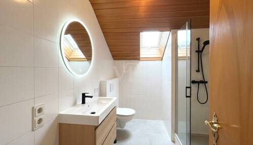 So könnte Ihr Bad im Dachgeschoss auch aussehen - 