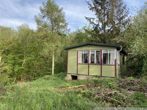 Ansicht Bungalow - Gartengrundstück in traumhafter Höhenlage von Meißen