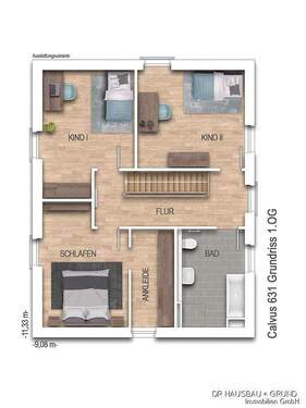 CA631_Prospekt 1OG - 4 Zimmer Einfamilienhaus in Neumünster
