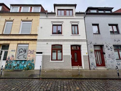 Vorderansicht - 4 Zimmer Reihenmittelhaus zum Kaufen in Bremen