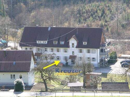 Haus Nordansicht - 3 Zimmer Etagenwohnung in Bergatreute