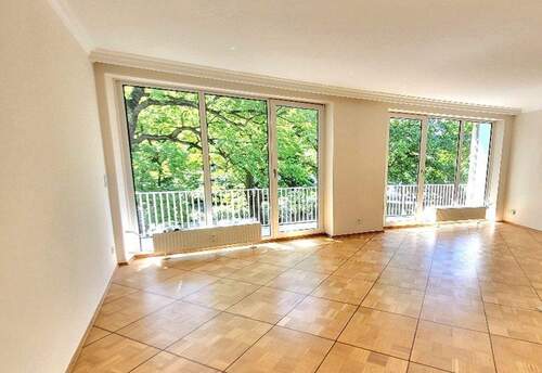 Wohnzimmer - Etagenwohnung mit 110,70 m² in Hamburg zum Kaufen